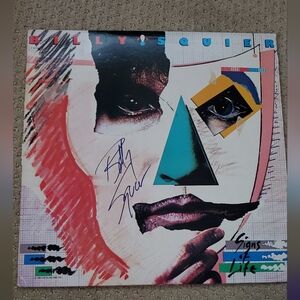 Billy Squier Vinyl Record with Multicolor Design
